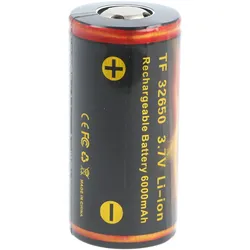 Trustfire 32650 6000mAh 3,7V geschützter Li-Ion-Akku mit Abmessungen 68,6x32,85mm