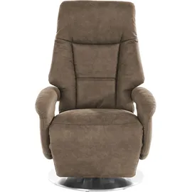 sit&more TV-Sessel Enjoy Kunstleder 74 x 109 x 77 cm Braun mit Motor und Aufstehhilfe