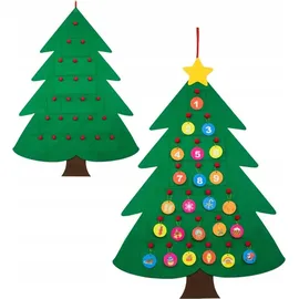 Zolta Adventskalender Weihnachtsbaum Filz 90 cm DIY
