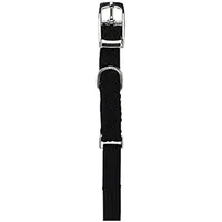 Kerbl Katzenhalsband schwarz, 10mm x 30cm mit Gummizug