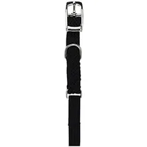 Kerbl Katzenhalsband schwarz, 10mm x 30cm mit Gummizug