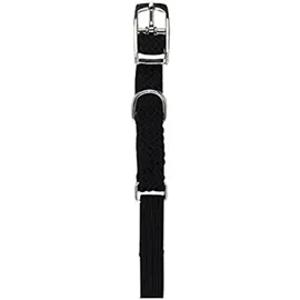 Kerbl Katzenhalsband schwarz, 10mm x 30cm mit Gummizug