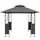 vidaXL Pavillon mit Dach Anthrazit 300x300x270 cm Stahl
