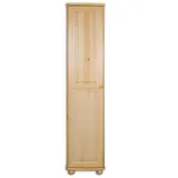 depotum Kleiderschrank Kiefer 57 x 190 x 47 cm Beige