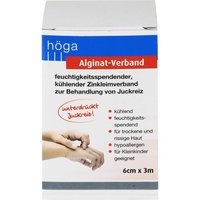 Höga-Pharm G.Höcherl Alginat-verband 6 cmx3 m kühlender Zinkleimverband