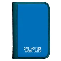 Sub-Base Taucherlogbuch sub-book - Farbe: blau - Motiv: Dive now - work late...