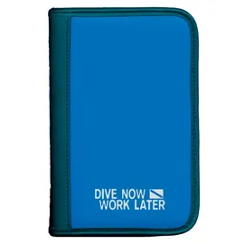 Sub-Base Taucherlogbuch sub-book - Farbe: blau - Motiv: Dive now - work late...