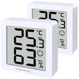 Pearl Kompakte Thermo- & Hygrometer Beige 2er-Set