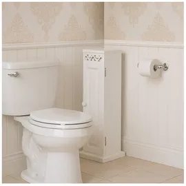 Hti-Living Toilettenpapierschrank Miriam 7585 weiß MDF Toilettenpapierschrank Miriam 7585 weiß MDF