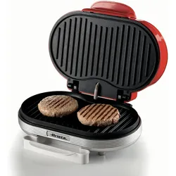 Ariete 205R Party Time 2 in 1 Hamburger Maker, 1200 Watt - Bereitet in nur 5 min. 2 köstliche Hamburger zu
