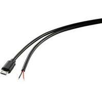 TRU COMPONENTS Strom-Kabel Raspberry Pi, BBC micro:bit [1x USB 2.0 Stecker Micro-B - 1x offene Kabel