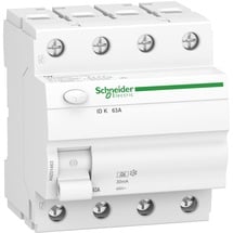 Schneider Electric Schutzschalter, Fehlerstrom-Schutzschalter ID K, 4P, A9Z01463