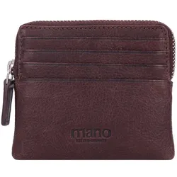 mano Don Pietro Kreditkartenetui Leder 10,5 cm dunkelbraun