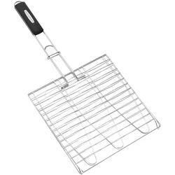 Tarrington House Fisch-Grillkorb, Eisen/Edelstahl, 58.2 x 27.9 cm