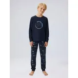 NAME IT NKMNIGHTSET Schlafanzug Blau 134-140