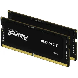 Kingston FURY Impact SO-DIMM 16GB, DDR5-4800, CL38-38-38 (KF548S38IBK2-16)