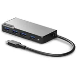 Alogic USB-C Fusion SWIFT 4-in-1 Hub Space Grey