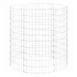 vidaXL Gartenkomposter Ø100x100 cm Verzinkter Stahl