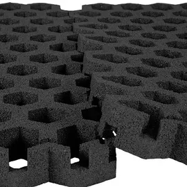 Gum-tech Rasengitter ""Hexagon"", Schwarz, 4,5 cm