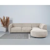 Andas Ecksofa »Ostrup«, schlichtes modernes Design, in verschiedenen Farben, beige