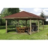 weka Pavillon Gartenoase »651«, B Gr.3 Sparset 433 cm, x 778 cm