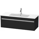 Duravit Waschtischunterschrank 1 Auszug 120 x 41 x 47,5 cm Eiche Schwarz Matt