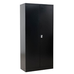 Gürkan Putzmittelschrank 110092 schwarz 92,0 x 42,0 x 195,0 cm, aufgebaut