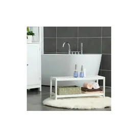 Songmics Schuhregal 70 x 33 x 26 cm weiß / weiß