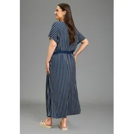 laura scott curve Maxikleid Gestreift Beige/Blau 52