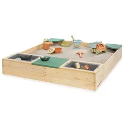 MUDDY BUDDY® Sandkasten Beach Rebel, natur-salbeigrün