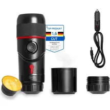 Heyner HEYNER® Espressomaschine 12V 60 ml kompatibel mit Nespresso Kapseln KFZ Anschluss