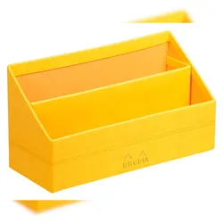 Rhodiarama Briefständer aus Kunstleder, 25x10x14 cm - Narzisse 318946C
