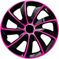 NRM Radzierblende STIG EXTRA schwarz/pink 16 Zoll 4er Set