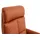 Mendler Relaxsessel HWC-L10 Leder 76 x 110 x 76 cm terracotta-braun drehbar