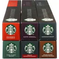 Starbucks Nespresso Komplett Set Röstkaffee Nespresso Kompatibel 6 x 10 Kapseln