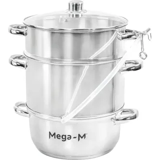 mega-m Dampfentsafter Edelstahl 8l N