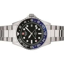 Swiss Alpine Military Quarzuhr 7052.1132SAM Herrenuhr GMT Diver 42mm 10ATM