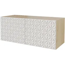 altdecor VIRA Lowboard 100 cm x 40 cm x 40 cm Weiß Holzwerkstoff