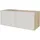altdecor VIRA Lowboard 100 cm x 40 cm x 40 cm Weiß Holzwerkstoff