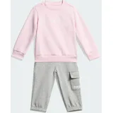 adidas Essentials Kids Jogginganzug - Clear Pink / White - 86