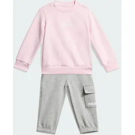 adidas Essentials Kids Jogginganzug - Clear Pink / White - 86