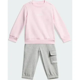 adidas Essentials Kids Jogginganzug - Clear Pink / White - 86