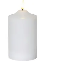 Star Trading LED Stumpenkerze 15 cm weiß