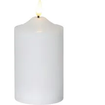 Star Trading LED Stumpenkerze 15 cm weiß