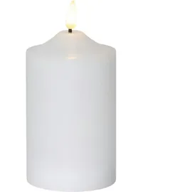Star Trading LED Stumpenkerze 15 cm weiß