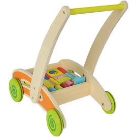 Eichhorn Lauflernwagen mit Bausteinen