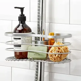 Metaltex Viva Dusche Rack 11X29X12 Cm Silber