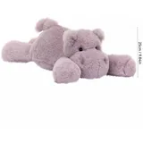 Jellycat Medium Lilac Smudge Hippo Brandneu Mit Etikett Ausverkauft / Selten