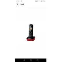 Panasonic KX-TG1611 schwarz / rot