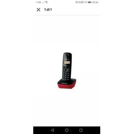 Panasonic KX-TG1611 schwarz / rot